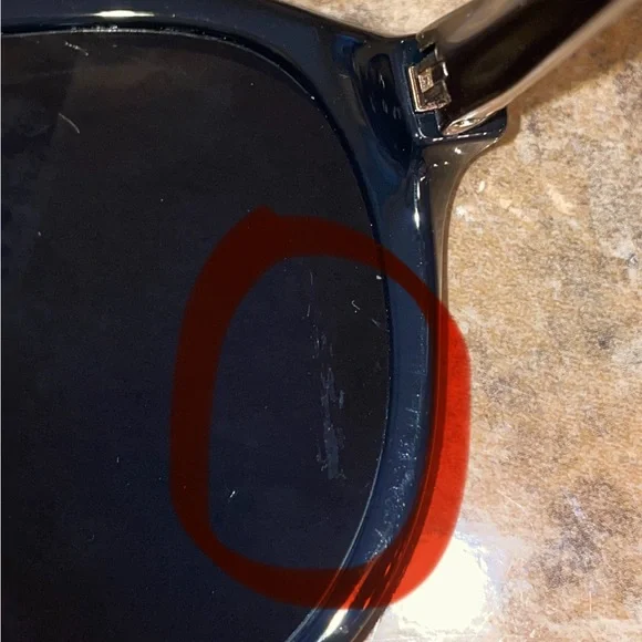 Versace Black and Gold Aviator Sunglasses - Picture 12 of 14